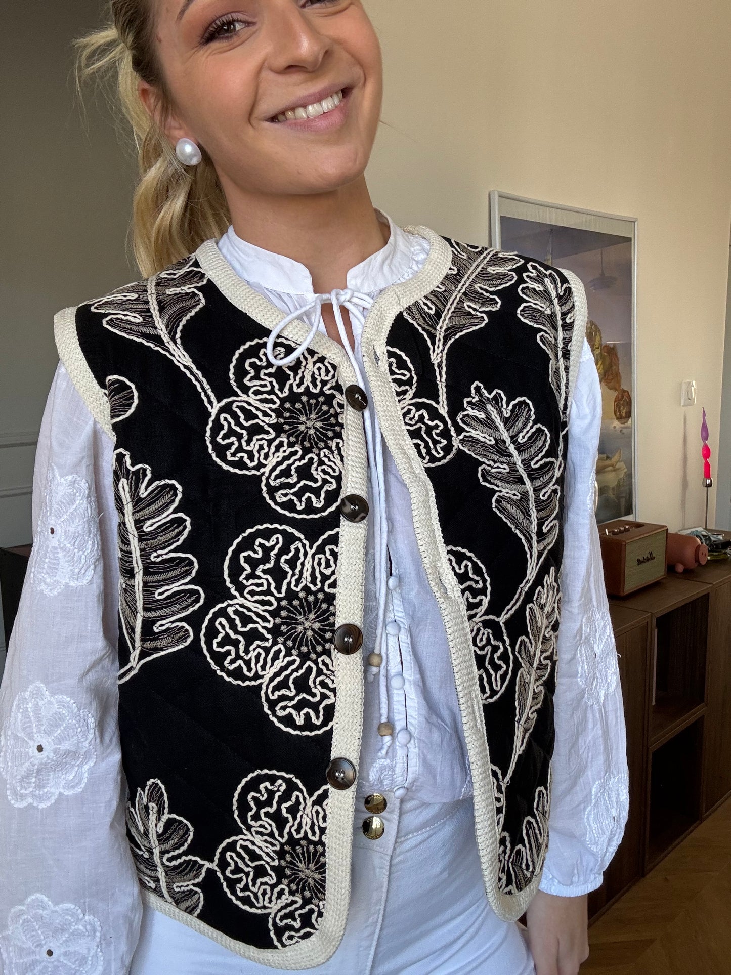 Veste sans manches Iris